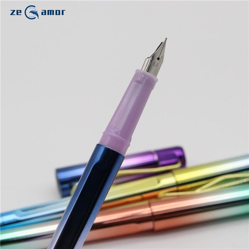 Zeamor Penne Stilografiche Best Selling Fountain Pen Christmas Gift Classic Plastic Pen With Ink