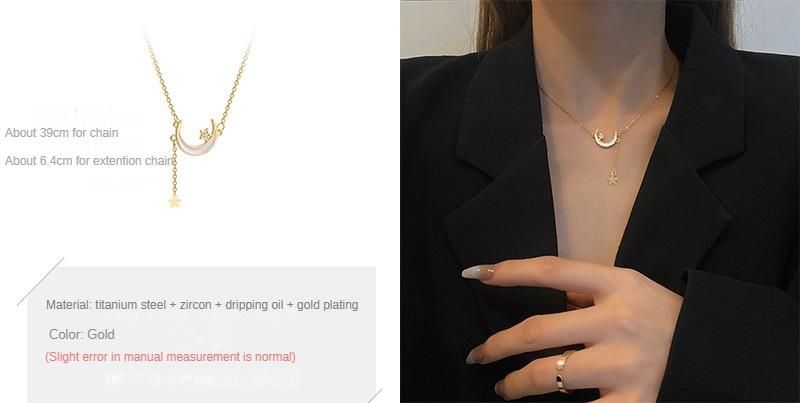 Cadena Para Mujer 18k Gold Plated Butterfly Heart Shaped Clover Custom Women's Necklace Stainless Steel Jewelry Necklace
