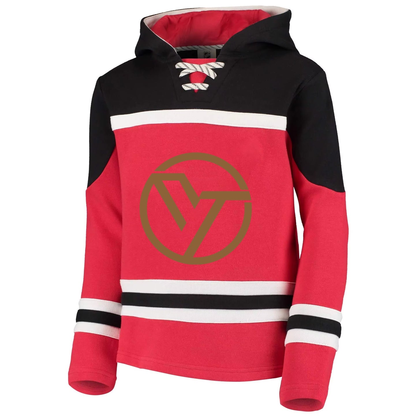 Wholesale Custom Sublimation Embroidered Logo Blank Hockey Sweatshirt Hoodie