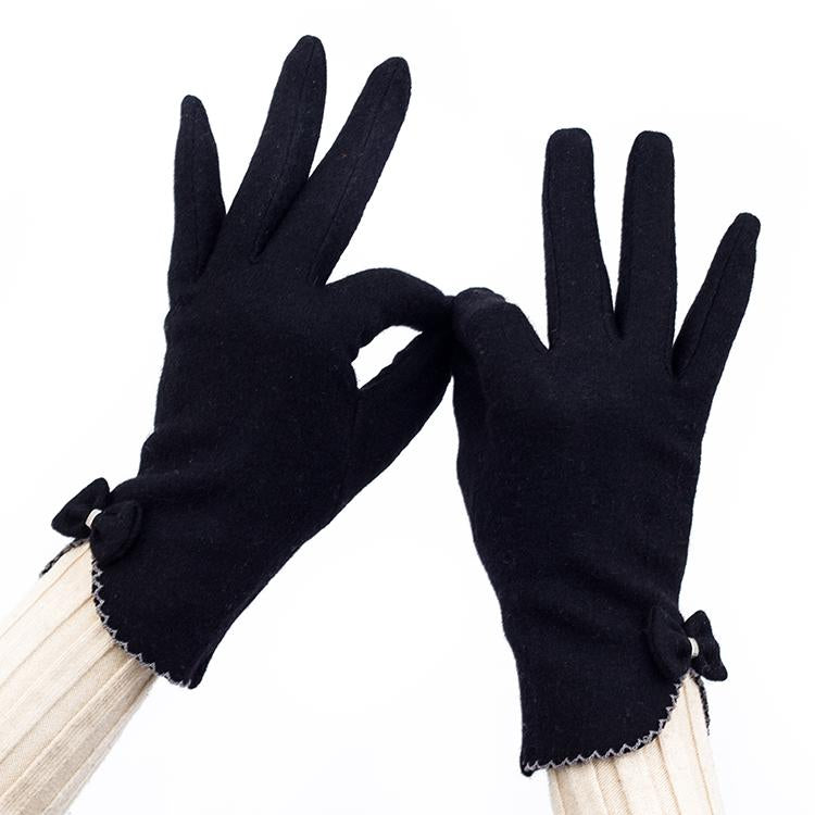 Factory Direct Winter Windproof Touch Finger Cashmere Gloves