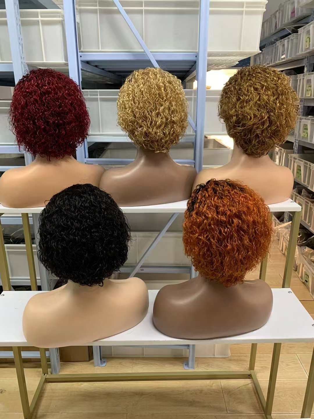 Ready Stock Human Hair Wig And Toupee Color Ring Set