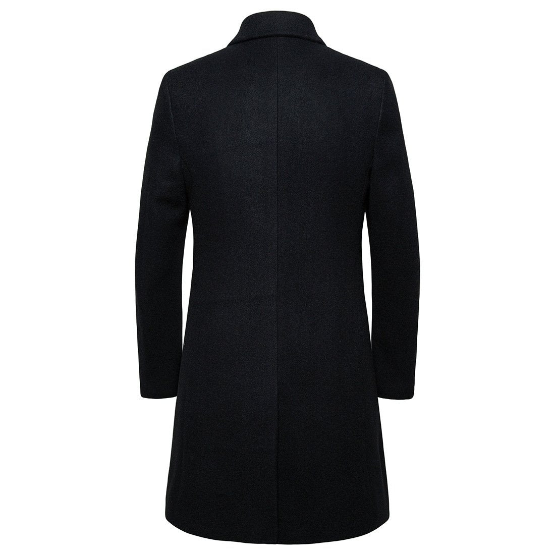 Wholesale Hot European And American Wool Lapel Medium Coat Jacket