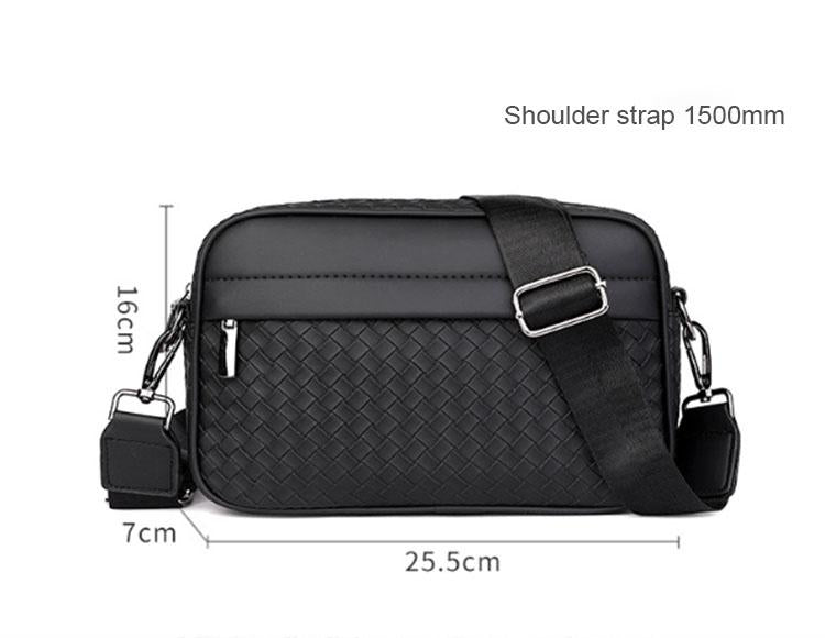 2024 Hot Sling Bag Travel Luxury Crossbody Bag Pu Leather Men Shoulder Bag