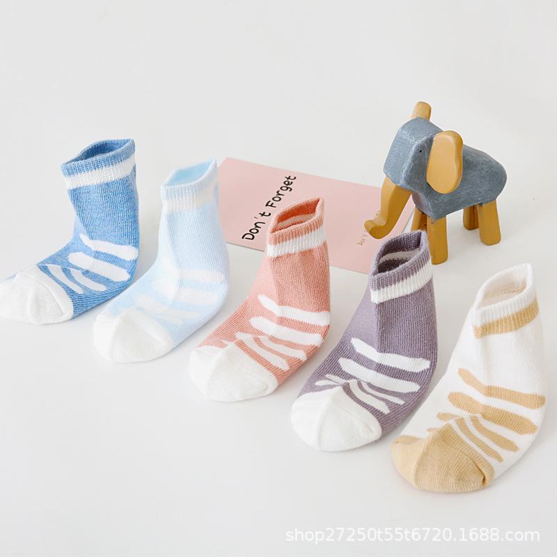 Wholesale Custom Cotton Warm Baby Toddler Cartoon Non-slip Indoor Early Education Baby Children Socks