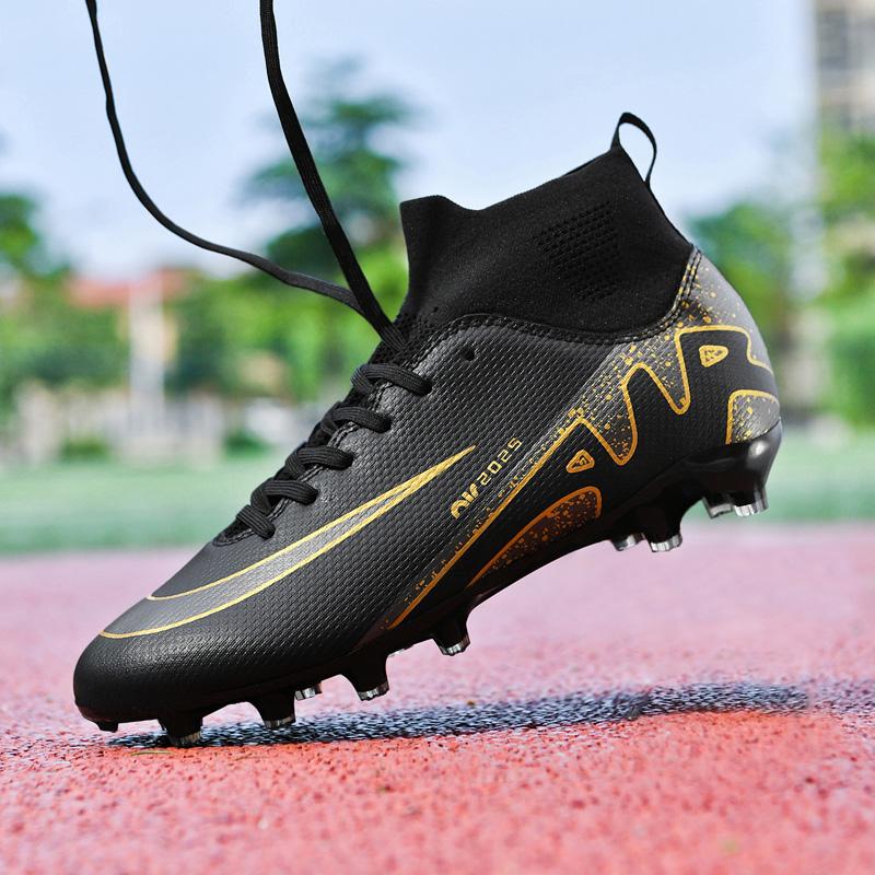 Factory High Quality Men's FG Grass Training Football Shoes New Fashion Football Summer Spring 33-45 Rubber Kids Boys