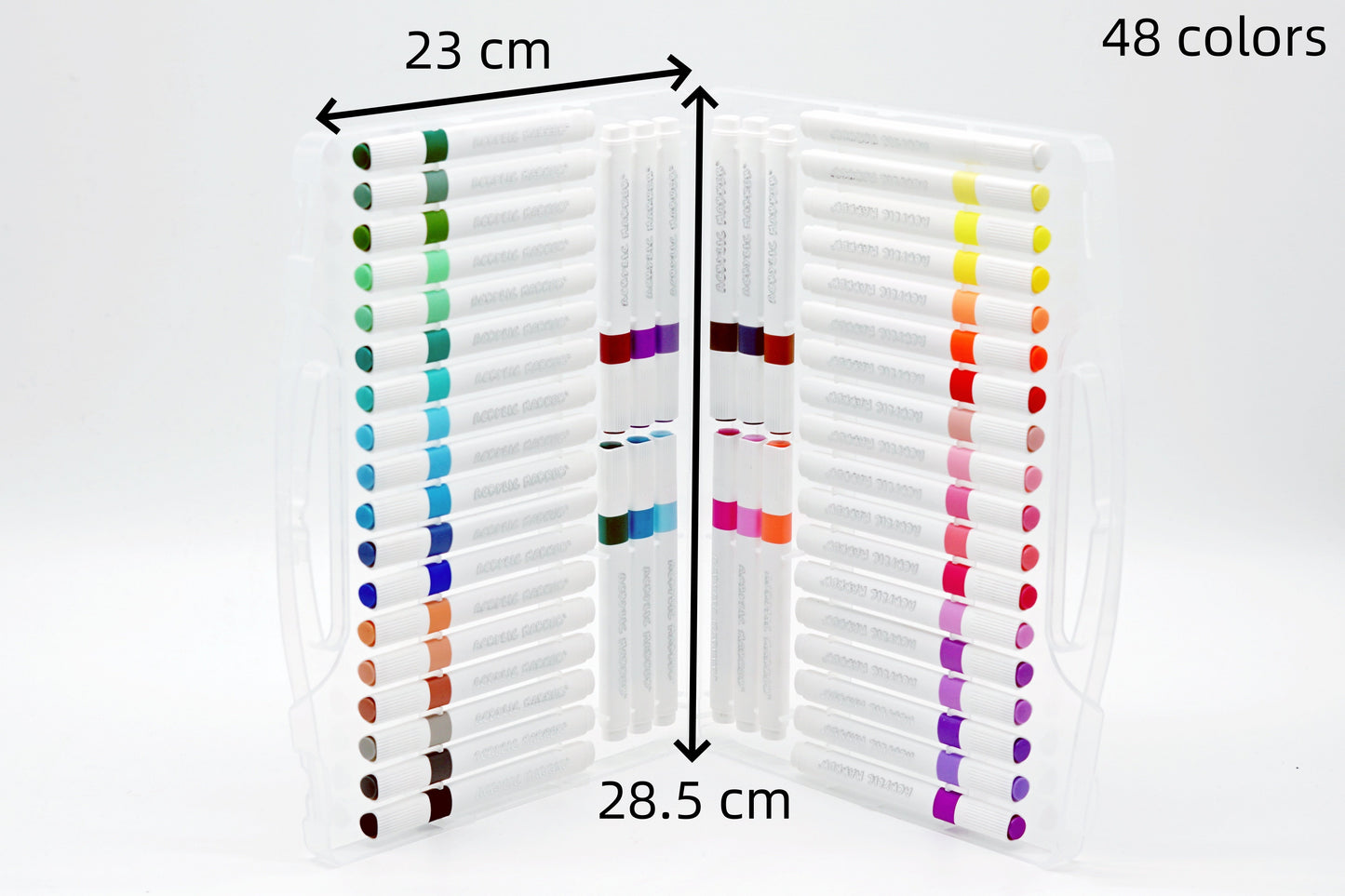 Cheap 36 Color Acrylic Marker Pen Suit Logo Printable Cellophane Acrylic Ceramic Acrylic Marker Pen