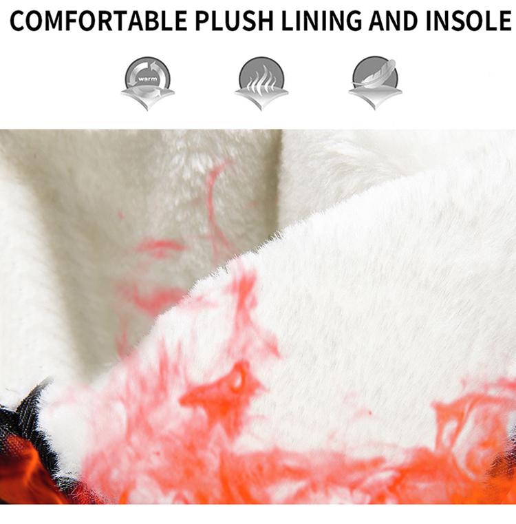 Customized Winter Warm Waterproof Casual Shoes Boots Women's Plus Size Fur Snow Boots Women's Cloth-covered Snow Boots