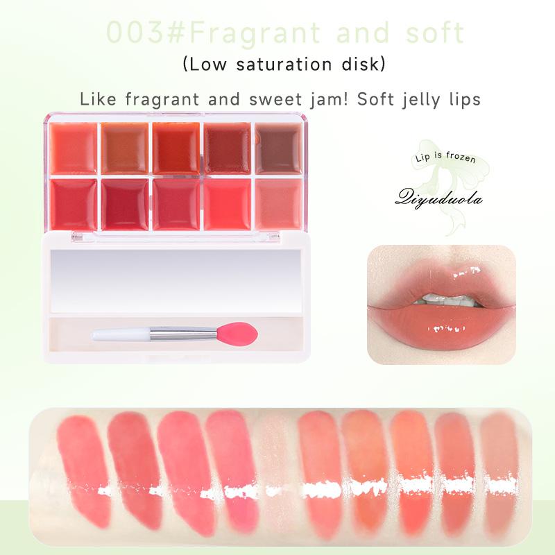 In Stock Retail Wholesale High Quality Moisturizing Oil Suit Pigment Lip Gloss Cute Custom Transparent Plump Gloss Supplier Lip Gloss