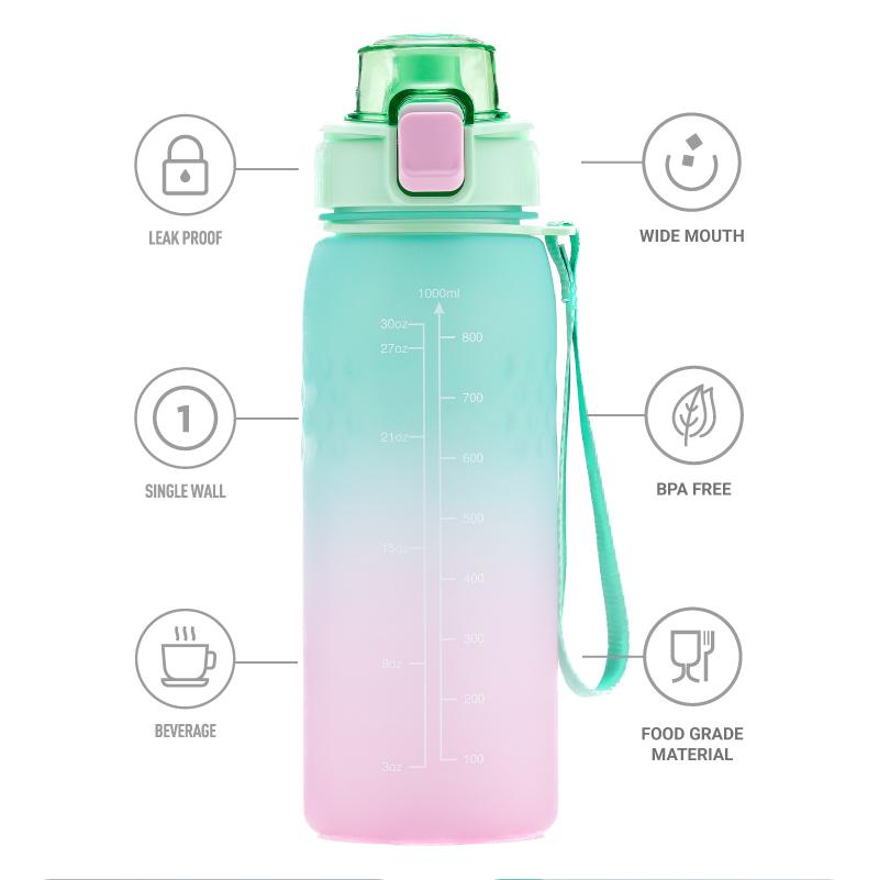 Hailes Custom Plastic Sport Drinking Bottle TRITAN Cheap Sport Drinking Bottle BPA Free