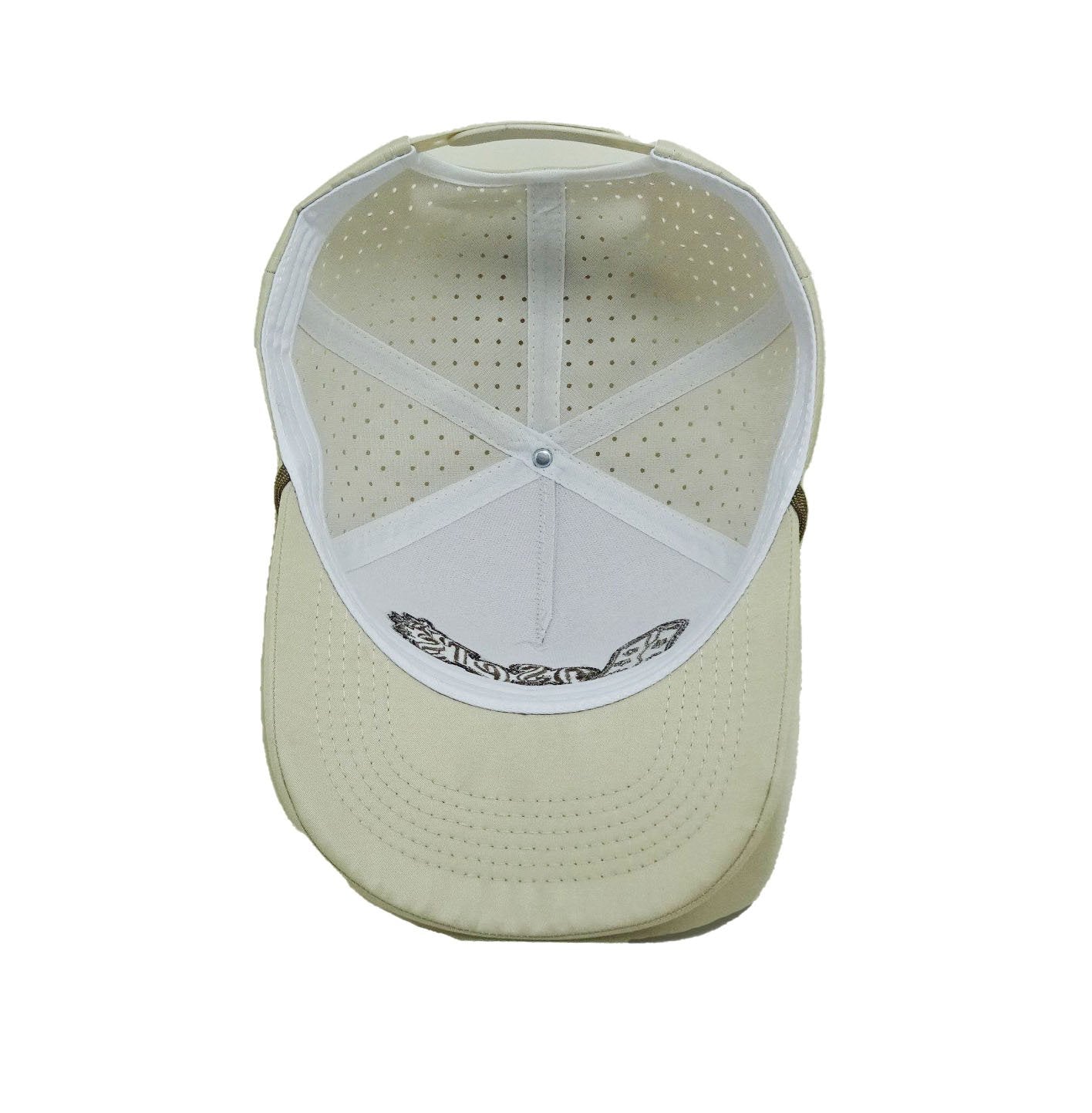 High Quality 100% Polyester Waterproof Golf Hat Moisture Wicking Laser Hole Embroidery Promotional Golf Brand Clothing