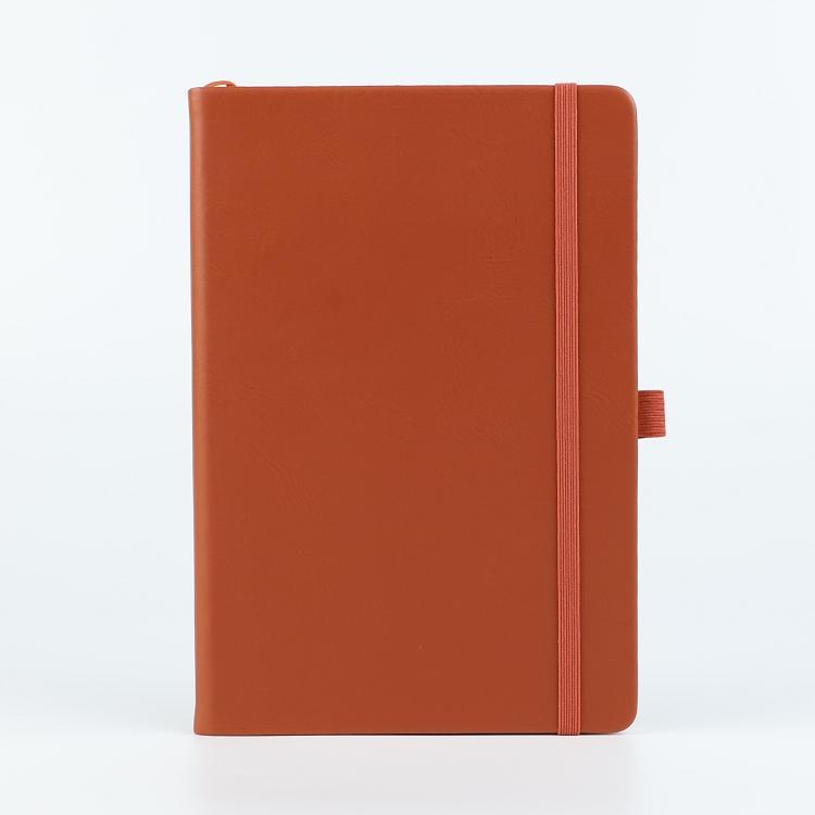 High Quality Business Office Lining Personalized Printing Notebook PU Leather Customized A5 Hardcover Journal Notebook With Logo