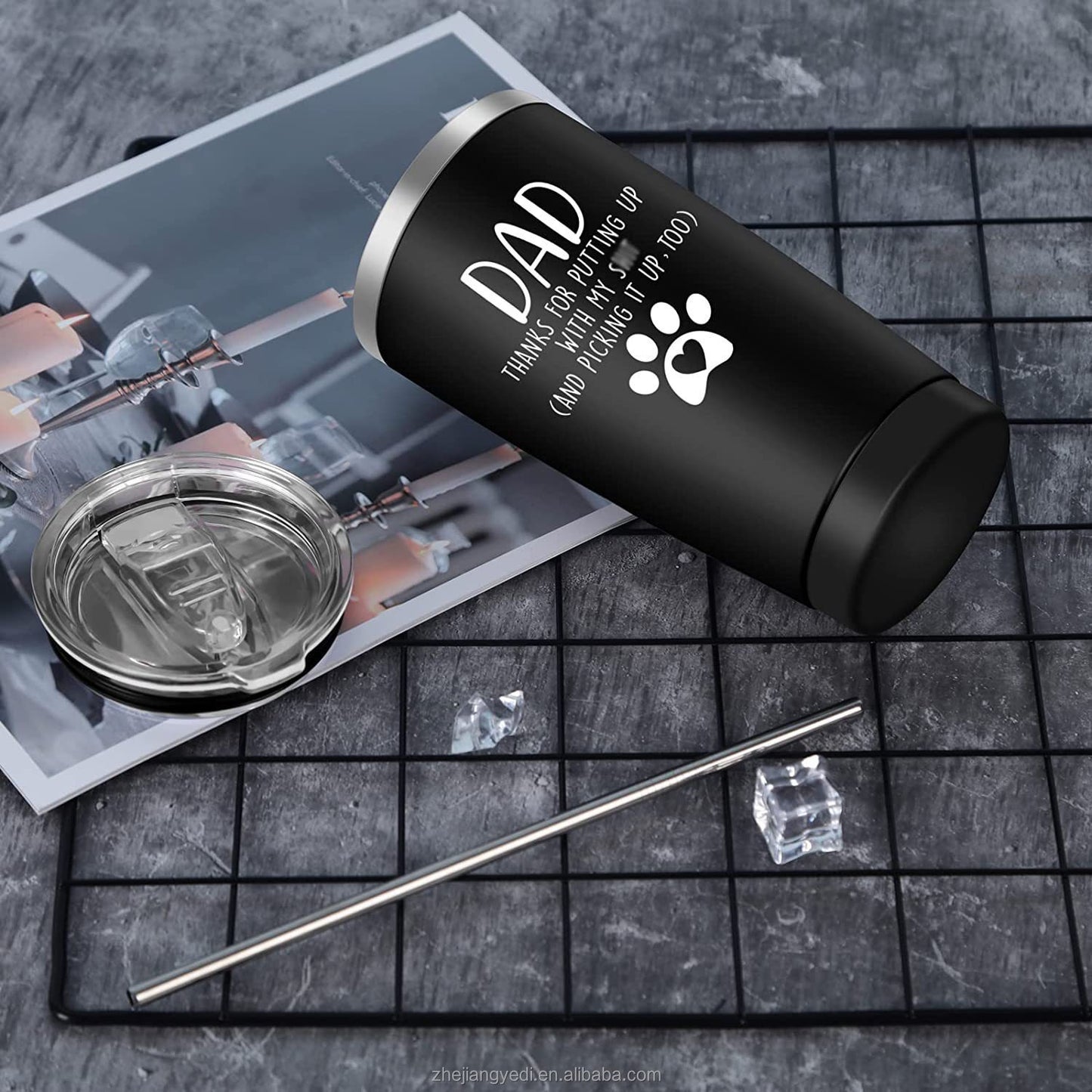 Wholesale Bulk 10 Oz 20 Oz 30 Oz Double Wall Car Stainless Steel Modern Curve Cup With Lid Modern Coffee Car Cup