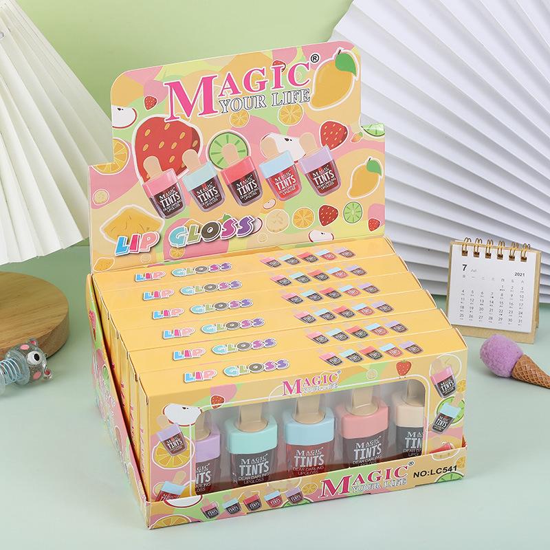 BJL01B Moisturizing Cute Vegetarian Makeup Magic Lip Gloss Organic Lasting Ice Cream Lip Gloss Wholesale Bulk Makeup Lip Gloss