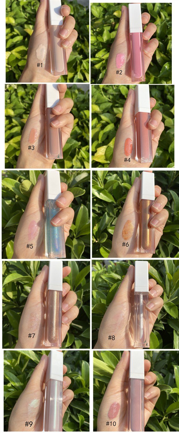 20 Color Sexy Women Private Label Metal Liquid Diamond Lipstick Gloss Lip Gloss