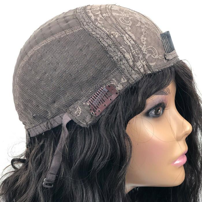 100 European Virgin Hair Medium Brown Silk Top-cuticle Alignment Jewish Wig White Women Quick Express