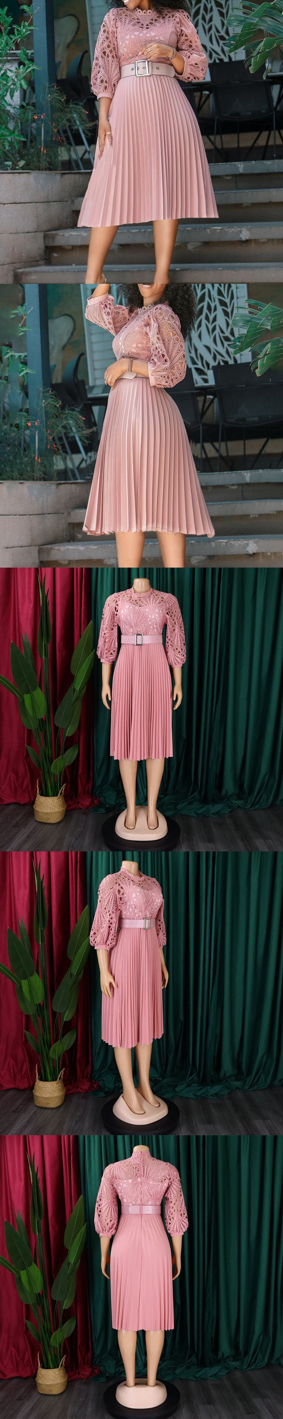 Women Lace Dress African Office Women Workwear Elegant Bride Mother Long Sleeve Afro Pants Women Party Dress Plus Size XL 5XL