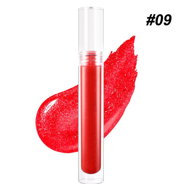 Wholesale OEM Diamond Lip Gloss Makeup High Gloss Hologram Glitter Lip Gloss