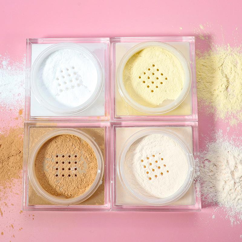 OCHAIN OEM Oil Control Waterproof Square Makeup Private Label Loose Styling Powder