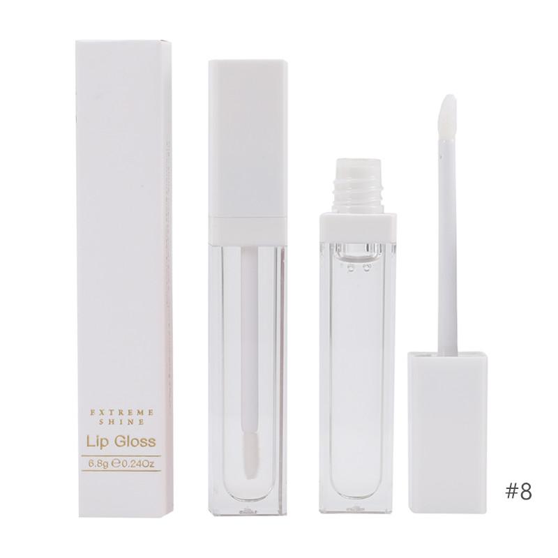 New Makeup Lip Gloss Cosmetics Liquid Vegetarian Organic Gloss Plump Fruit Nude Transparent Custom Private Label Lip Gloss
