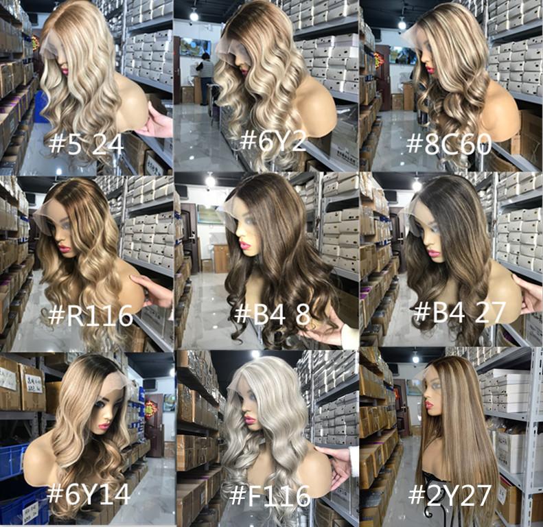 Longhu Natural Wig Front Human Hair Glue-free Wig Russian Hair Jewish Wig