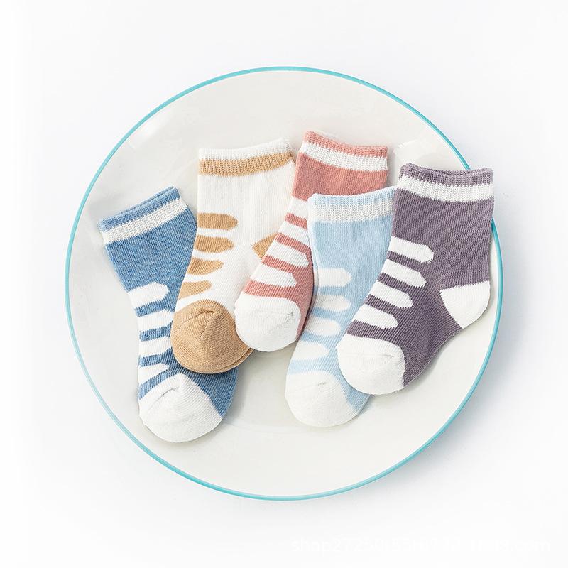 Wholesale Custom Cotton Warm Baby Toddler Cartoon Non-slip Indoor Early Education Baby Children Socks