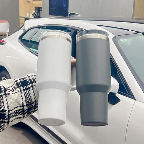 Custom 40 Ance Cup Adventure Stainless Steel Double Wall Vacuum Metal Travel Coffee Cup 40 Oz Tumbler With Handle