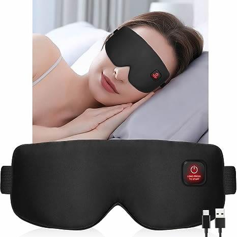 Heated Eye Apply Masks And Accessories For Relaxing And Relieving Dry Fatigue Eyes Category