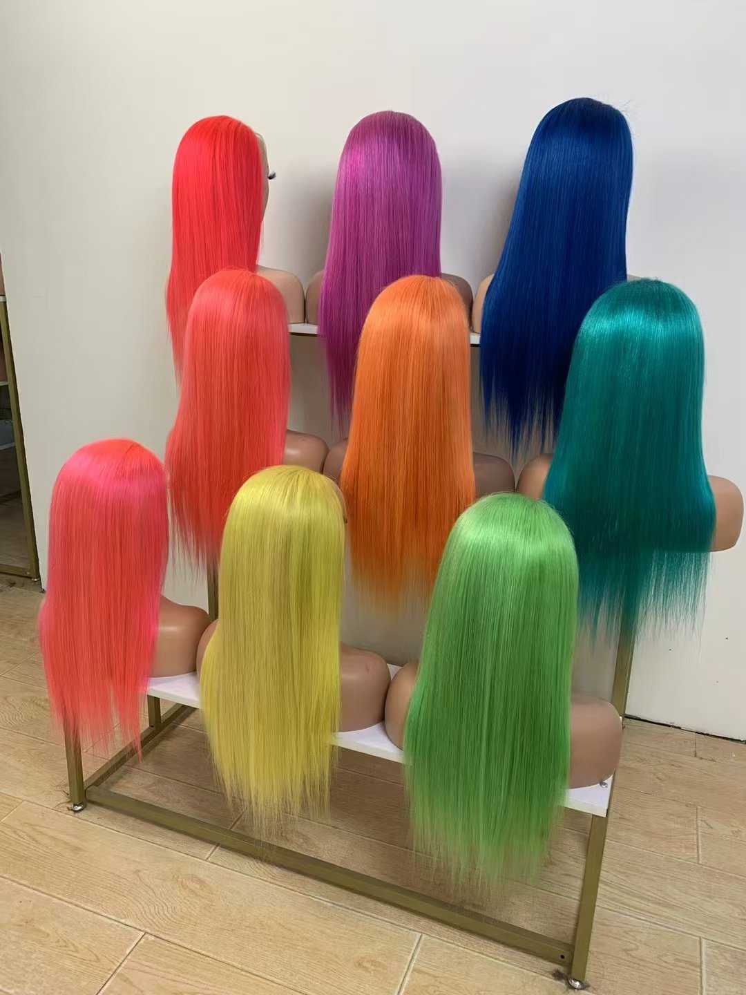 Ready Stock Human Hair Wig And Toupee Color Ring Set