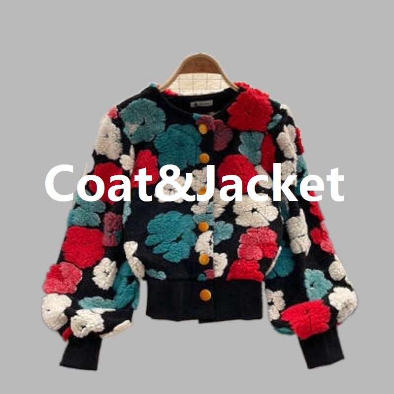 Wholesale 2024 Spring New Embroidered Hollow Flower Single-breasted Slim-fit Medium Bubble Sleeve Women's Clothing