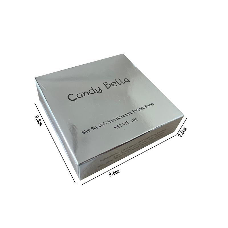 Cosmetics Matte Blue Sky Cloud Oil Control Powder Cake Eco-friendly Candybella Pressed Setting Powder