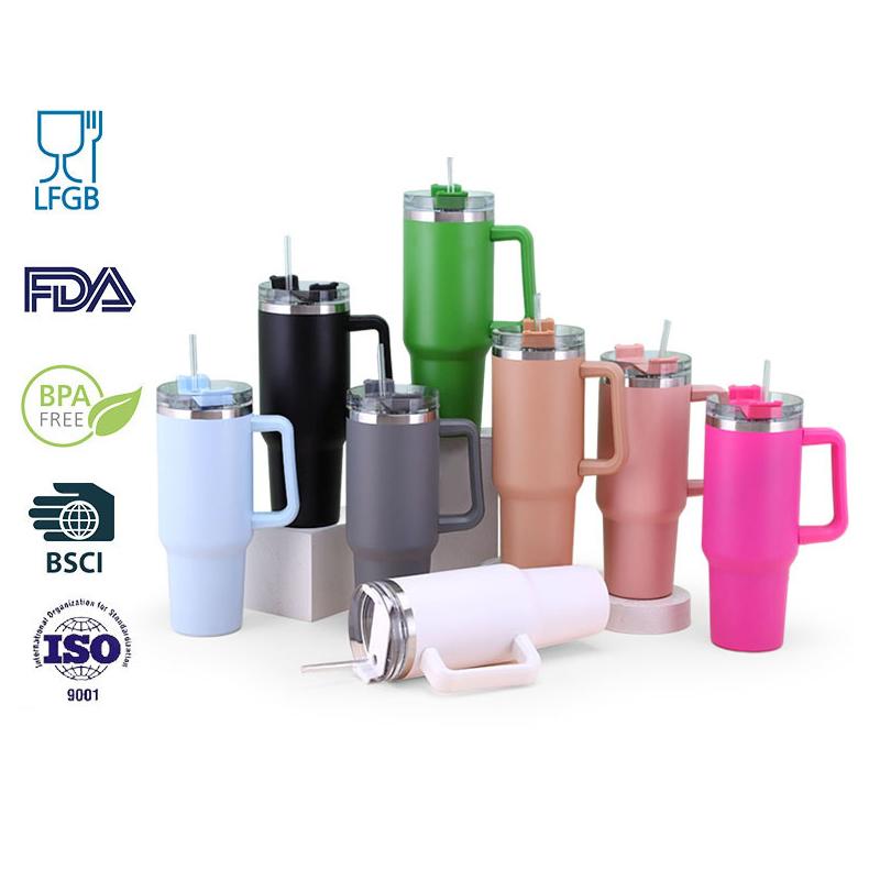 Office Mug Water Bottle Beautiful 40 Oz Wagon Outdoor Custom Coffee Tumbler Coffee Cup With Lid Handle 40 Oz