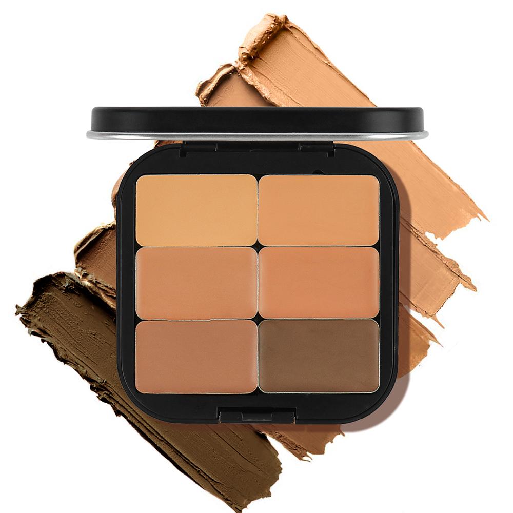 6 Color Matte Waterproof Concealer Palette Private Label Full Cover Concealer OEM