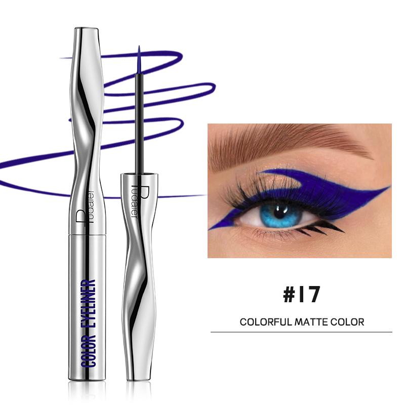 Wholesale Matte Eyeliner Lasting Waterproof Vegetarian Color Eyeliner Pencil Quick Dry Liquid Eyeliner Private Label