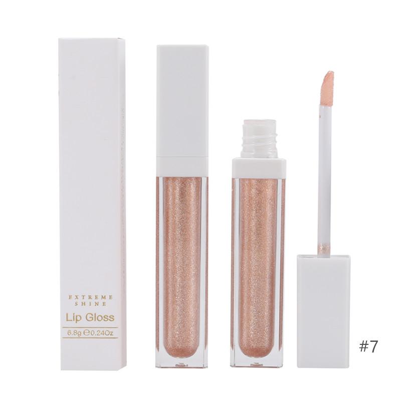 New Makeup Lip Gloss Cosmetics Liquid Vegetarian Organic Gloss Plump Fruit Nude Transparent Custom Private Label Lip Gloss