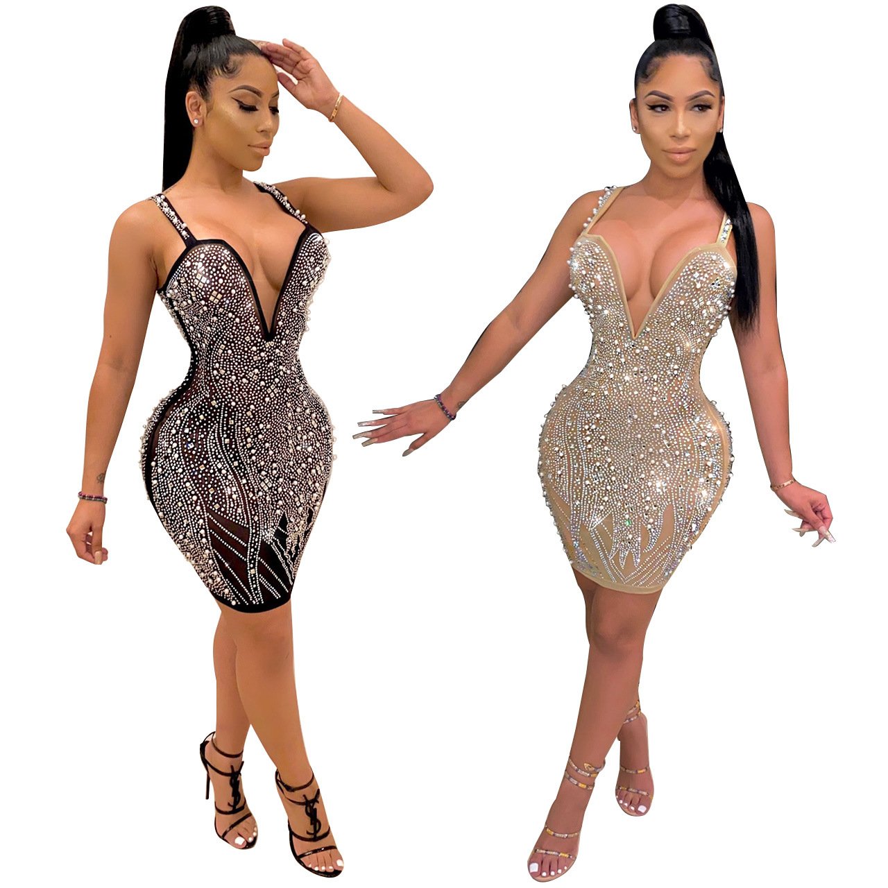 Wholesale Women Dress New Design Party Dress Sleeveless Women Elegant Ladies
