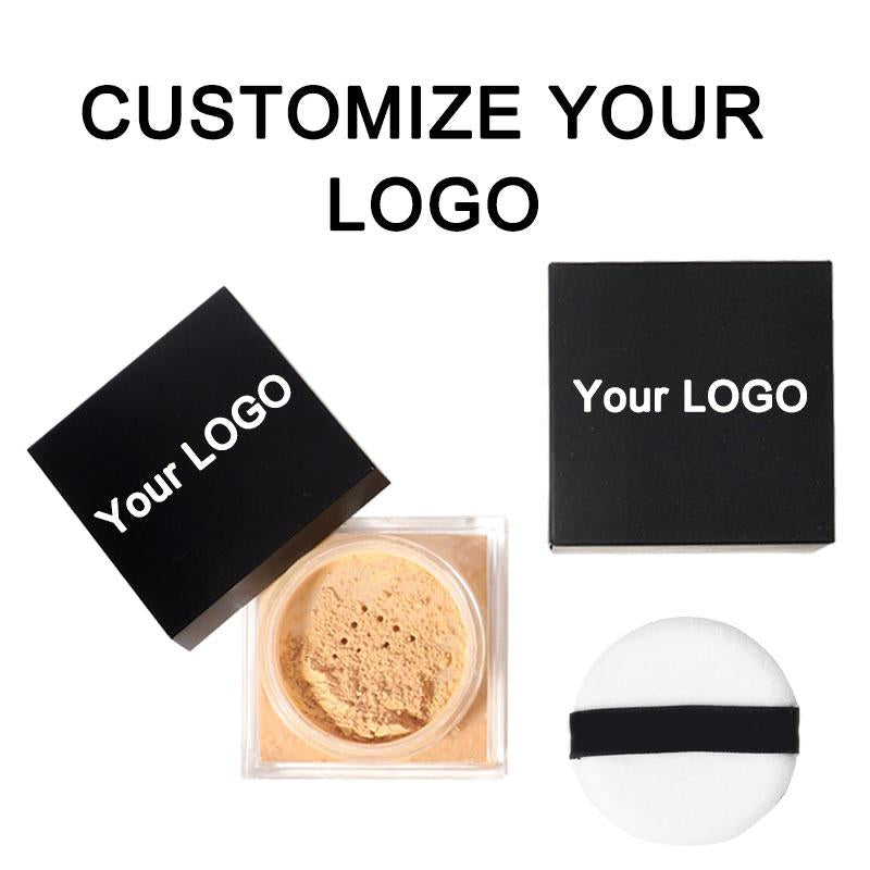OCHAIN OEM Oil Control Waterproof Square Makeup Private Label Loose Styling Powder