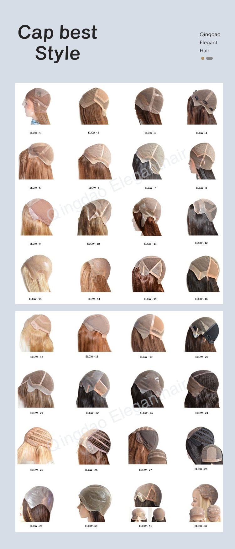 Personal Customization For Women To Make 100% Of Human Virgin Hair Pieces