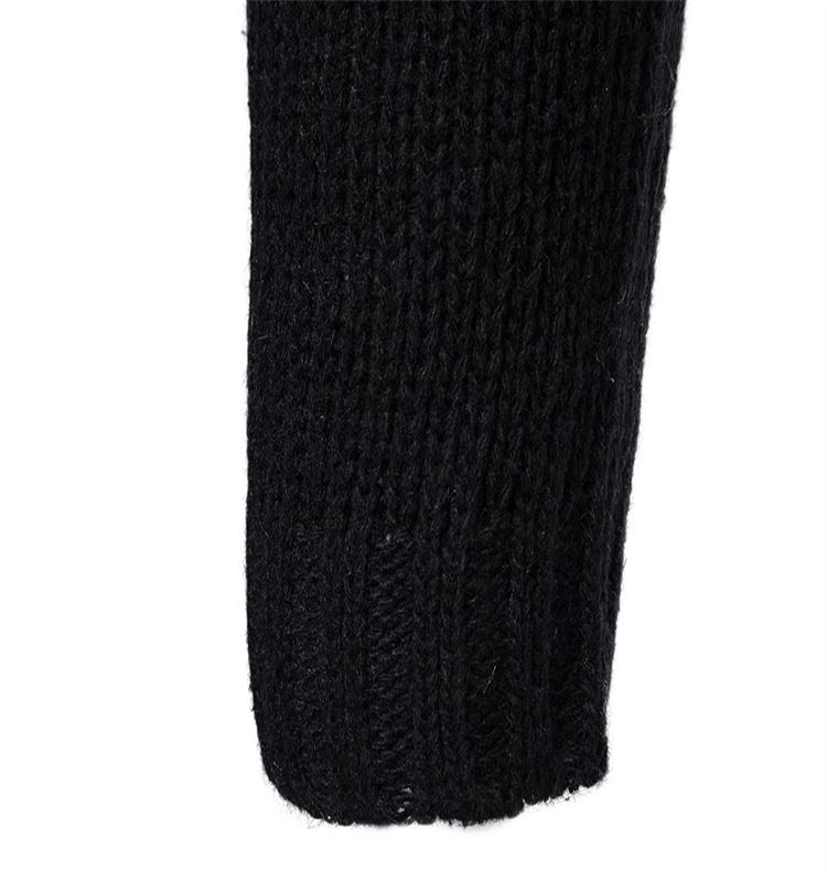 New Wholesale Knitted Fashion Men's Long Sleeve Sweater Coat Autumn And Winter Long Cardigan Hoodie Sweater