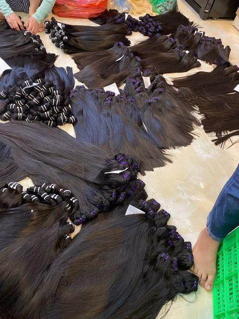 Vietnam Hair Factory Wholesale Weft Bone Straight Large Stock Top Quality Original Hair 100% Remy Hair