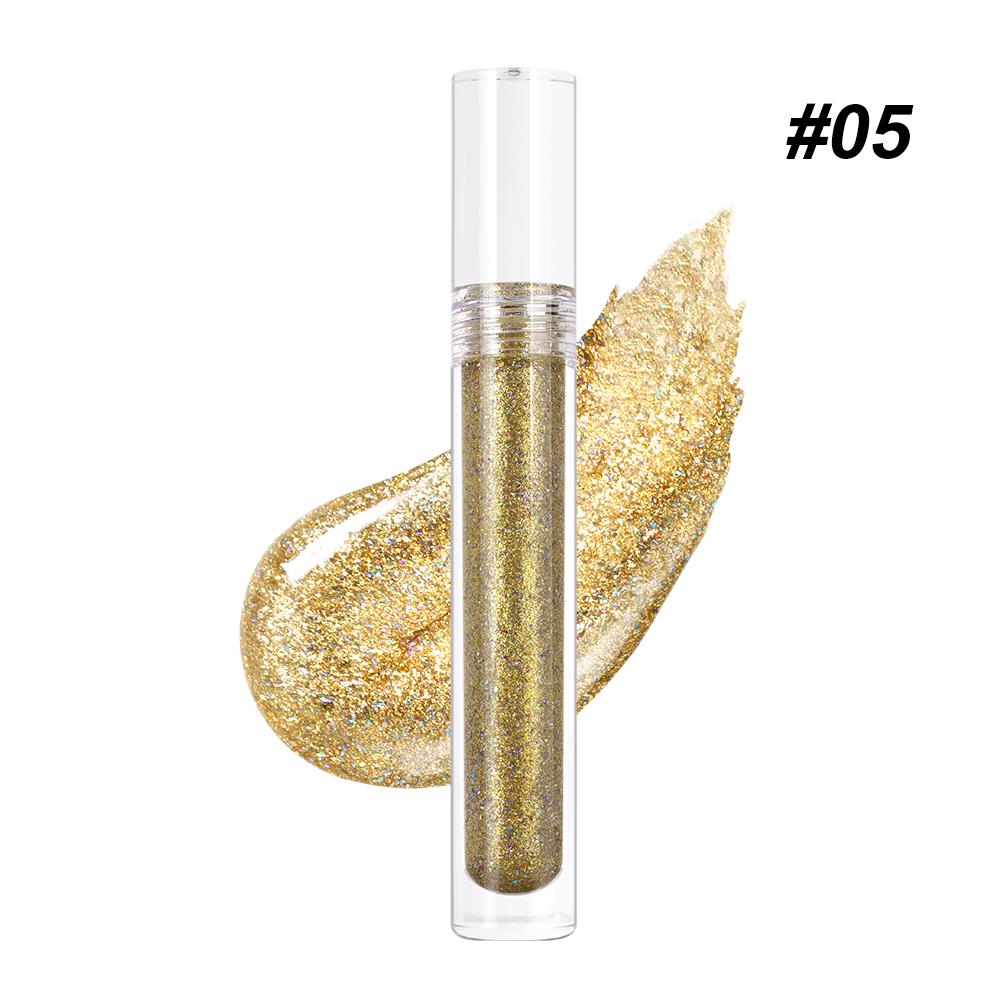 Wholesale OEM Diamond Lip Gloss Makeup High Gloss Hologram Glitter Lip Gloss