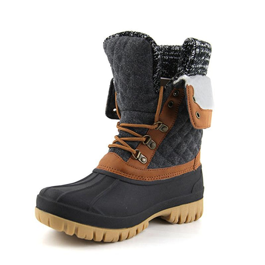 Comfortable Thermal Insulation Women's Waterproof Winter Cold Weather Snow Boots Women's Outdoor Fashion Duck Boots