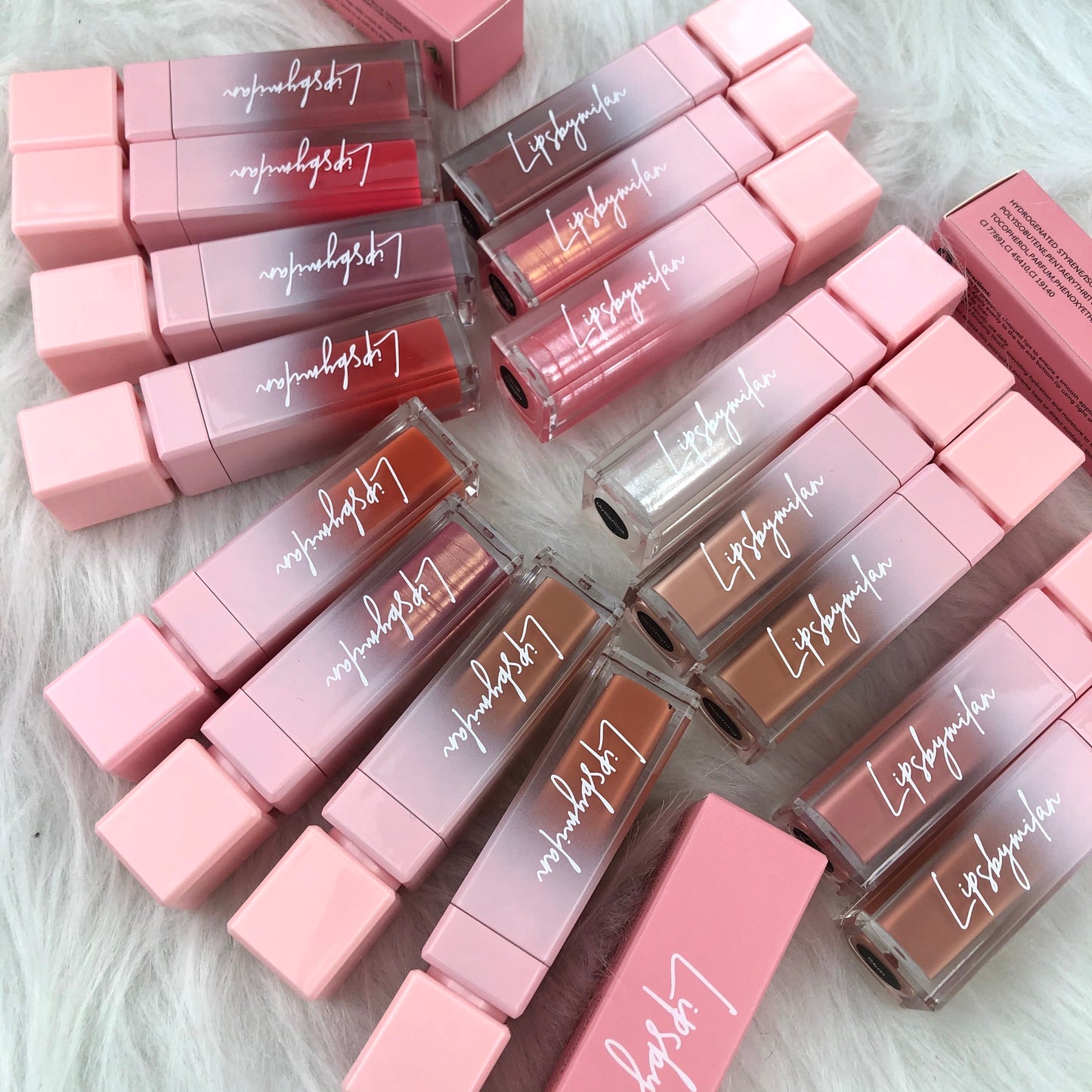 Wholesale Smooth Liquid Lip Gloss Vegetarian Shiny Lip Gloss Make Your Own Lip Gloss With Rectangular Tube