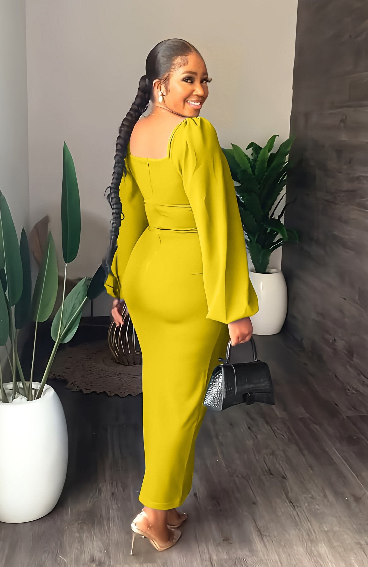 Women's Office Elegant Dress Design Women's Women's Business Dress Long Sleeve Women's Formal Work Clothes