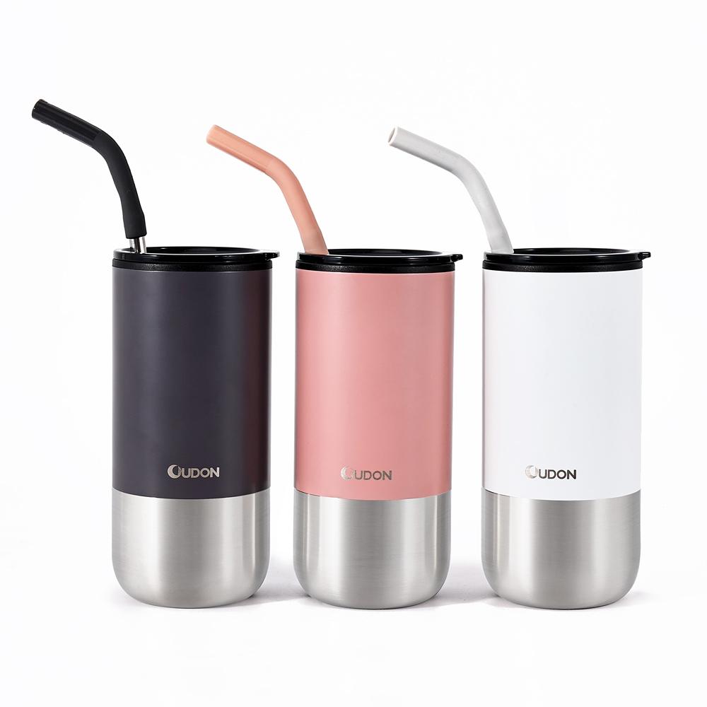20 Oz Tumbler Coffee Cup Color Metal Drinking Cup Cup Cup Customizable Straw