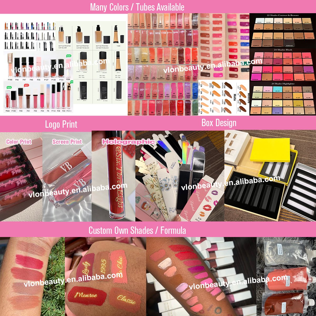Wholesale Vegan Cosmetics Pink Transparent Nude Lip Gloss Supplier Custom Trademark Sequins Lip Gloss Private Label Lip Gloss