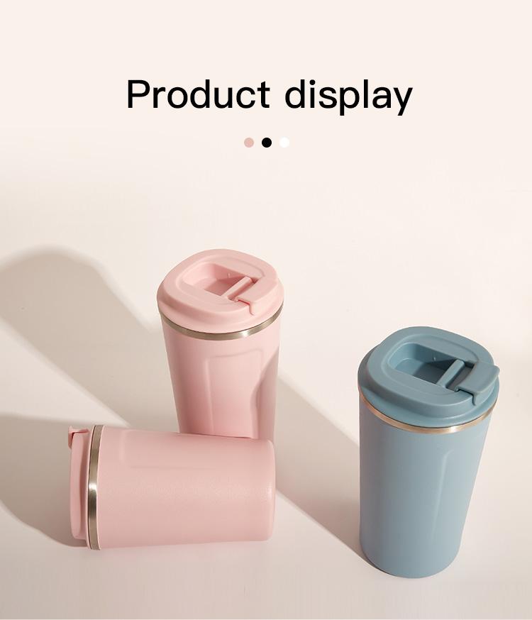 380 Ml/500 Ml Insulated Vacuum 304 Stainless Steel Tea Cup Coffee Cup