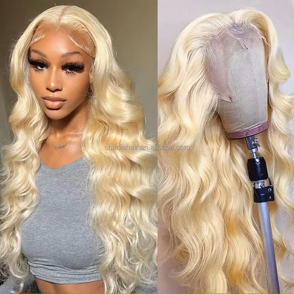 Wholesale Price 13x 4 13x 6 Lace Front 100% Virgin Hair Body Wave 613 Color Strap HD Lace Front Suit Lengthened