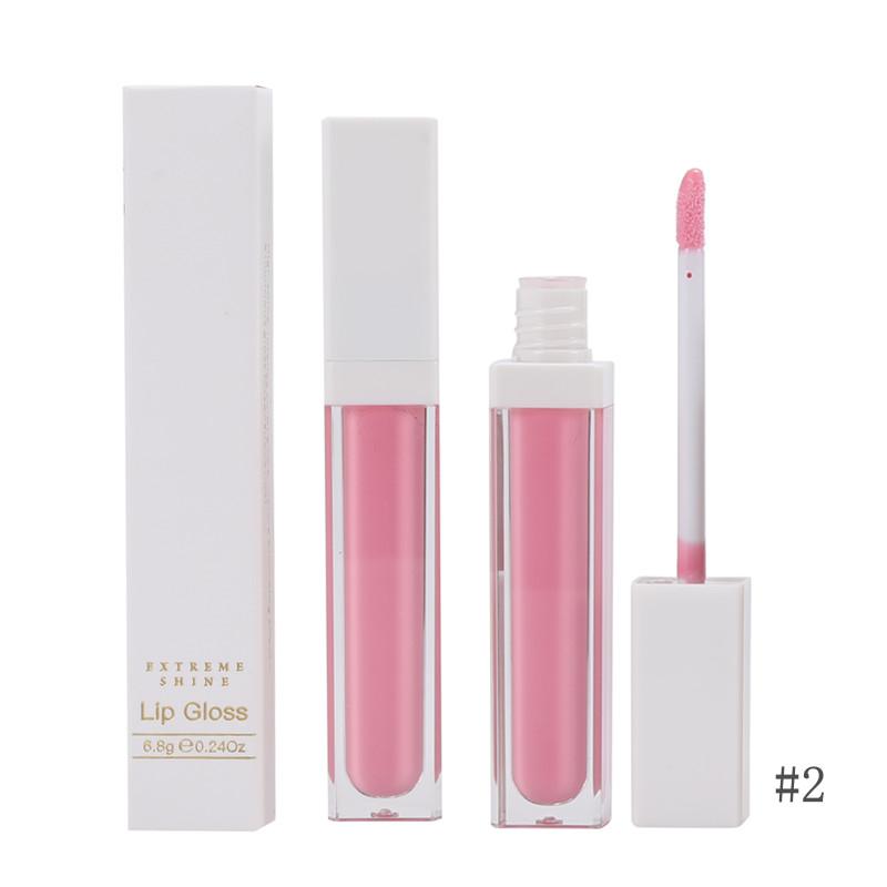 New Makeup Lip Gloss Cosmetics Liquid Vegetarian Organic Gloss Plump Fruit Nude Transparent Custom Private Label Lip Gloss