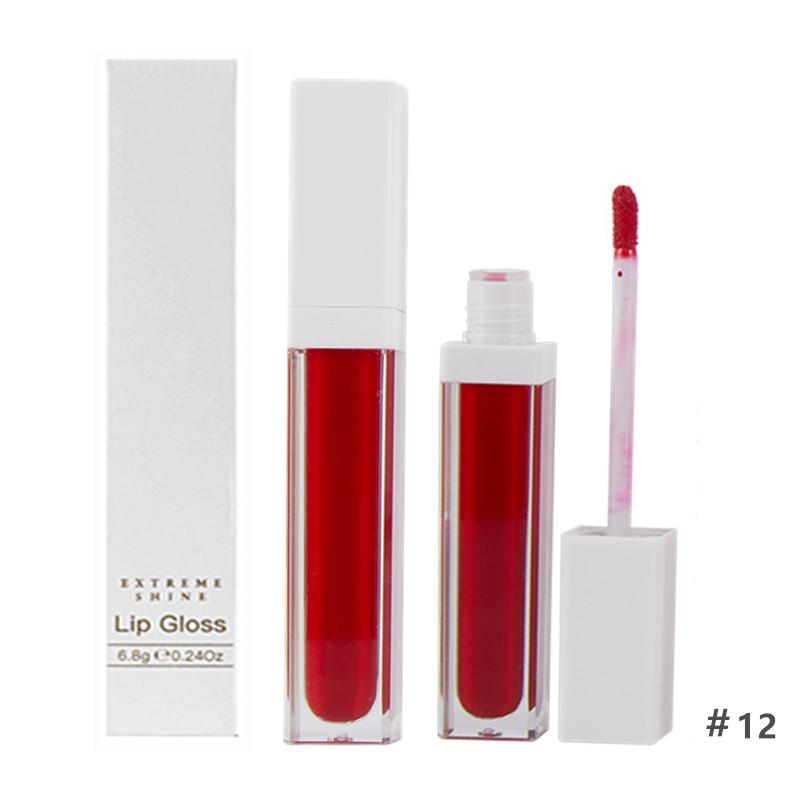 New Makeup Lip Gloss Cosmetics Liquid Vegetarian Organic Gloss Plump Fruit Nude Transparent Custom Private Label Lip Gloss
