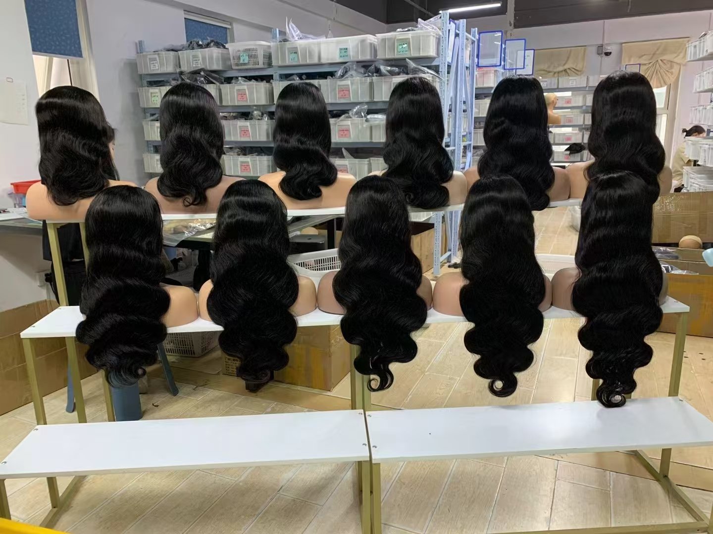 Ready Stock Human Hair Wig And Toupee Color Ring Set